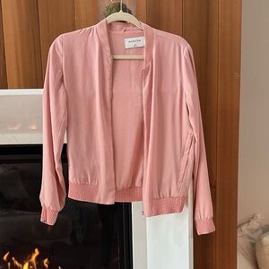 Babaton Blush Pink Bomber Jacket